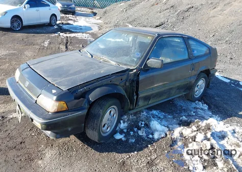 1987 Honda Civic 1500 Crx Si from USA, damaged, VIN JHMEC134XHS048430